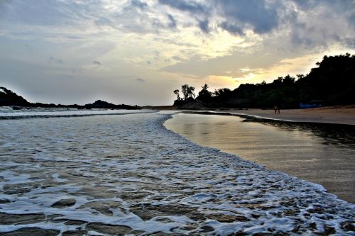 Gokarna Beach during Sunset