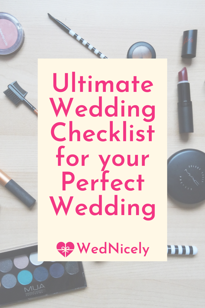 Ultimate Wedding Checklist for your Faultless and Perfect Wedding