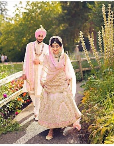 Wedding dress clearance for punjabi couple